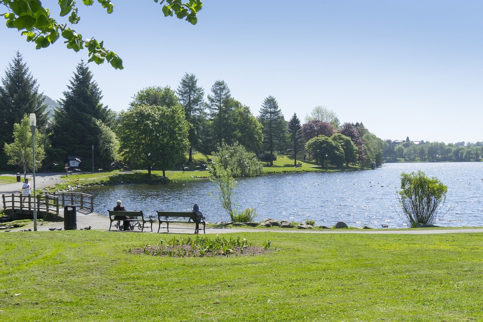 Nærområdet byr på fine turmuligheter, både ved Tveitevannet, på Ulriken og på Nattlandsfjellet. Galleribilde