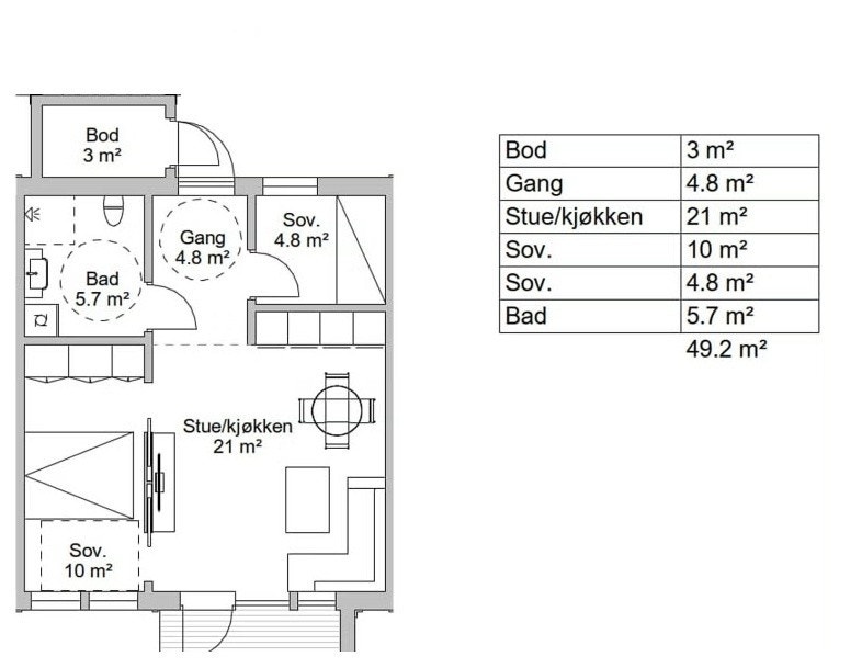 Plantegning Galleribilde