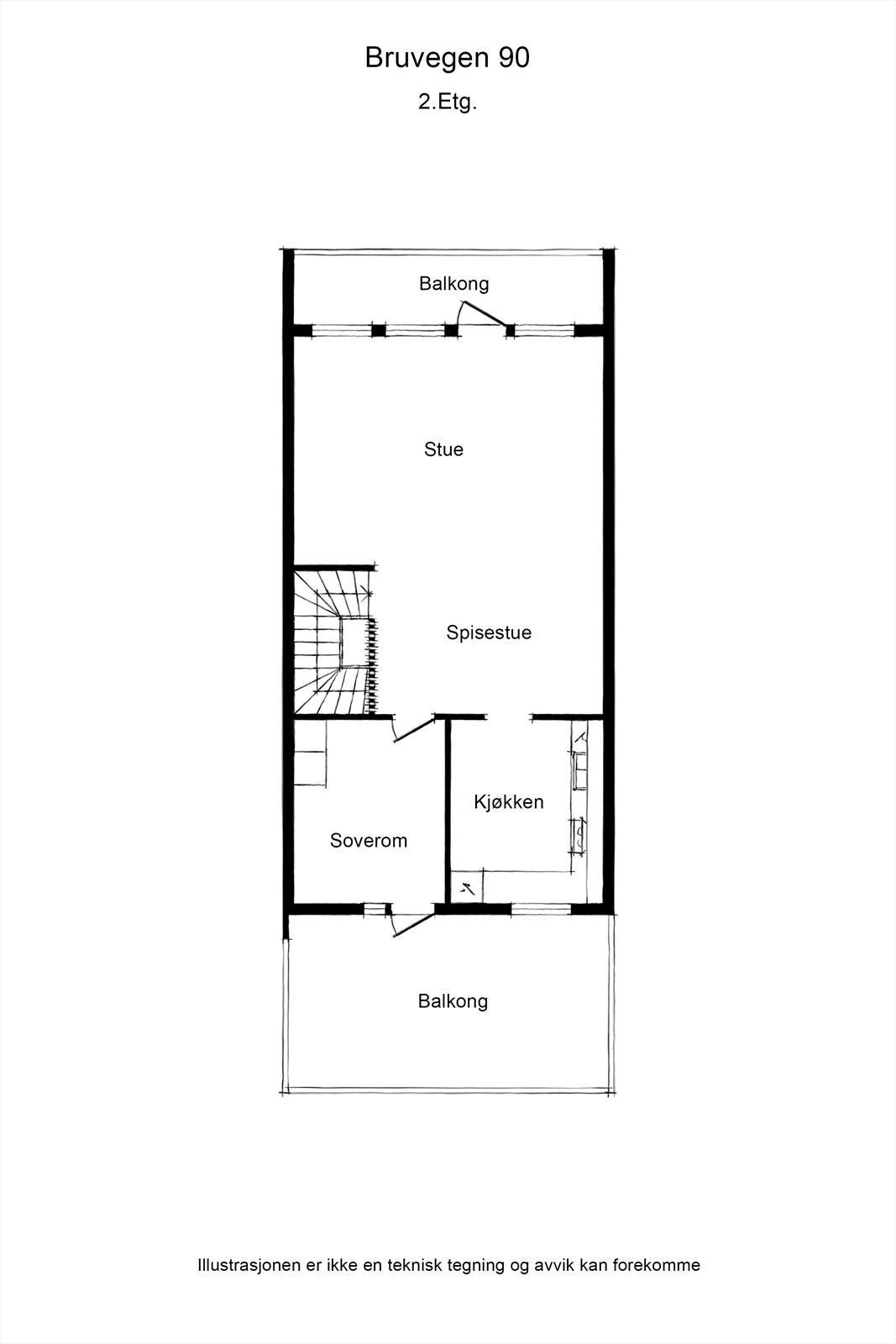 Plantegning 2. etasje. Galleribilde