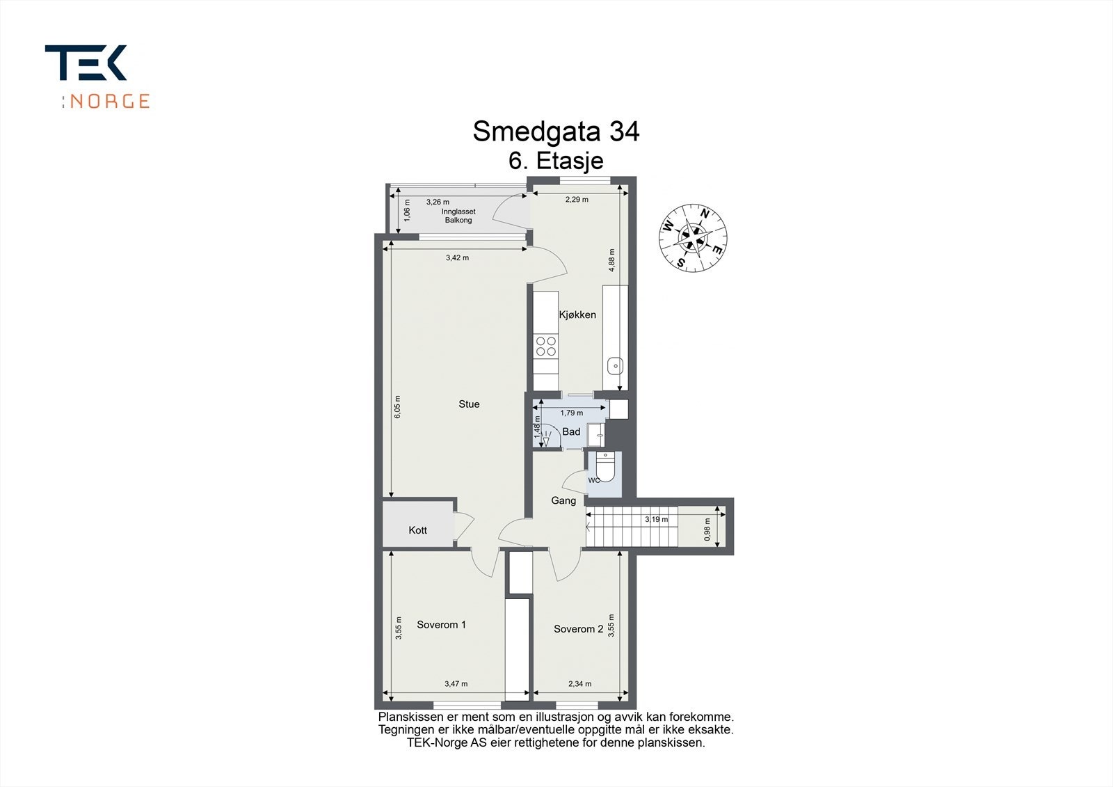 Plantegning Galleribilde