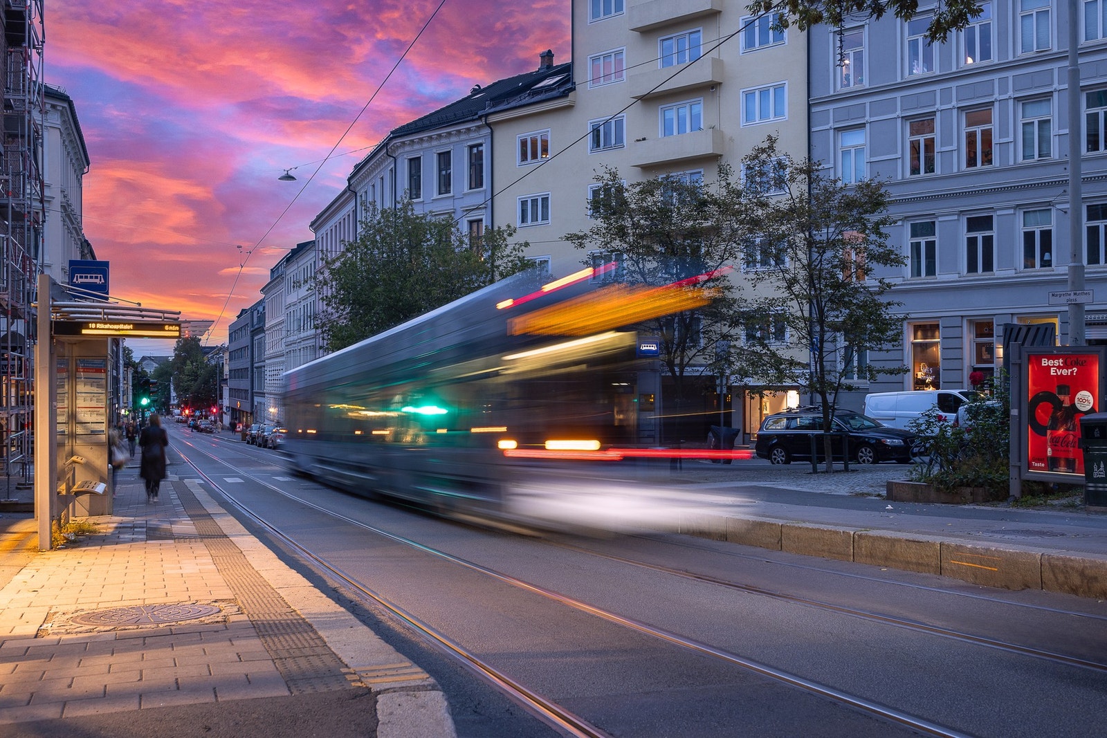 Bislett er et av byens knutepunkter for kollektiv transport. Galleribilde
