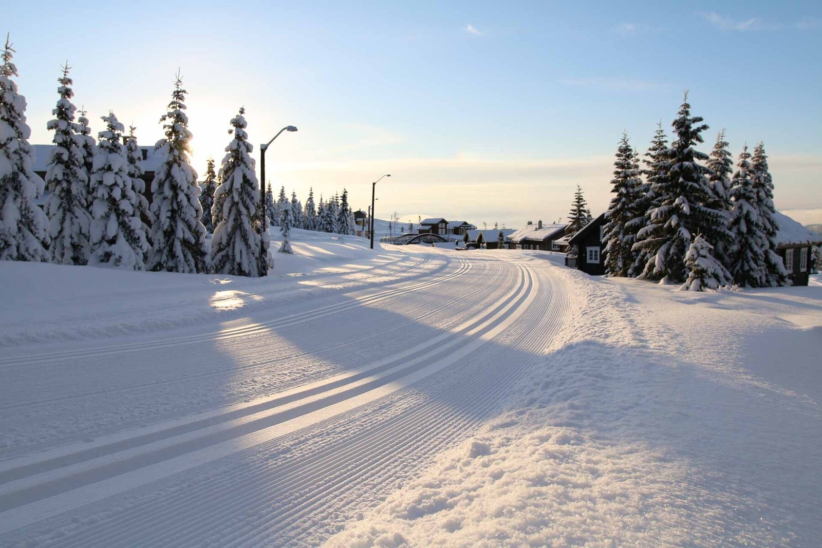 På Mosetertoppen har du også ski inn/ut til fantastiske langrennsløyper Galleribilde