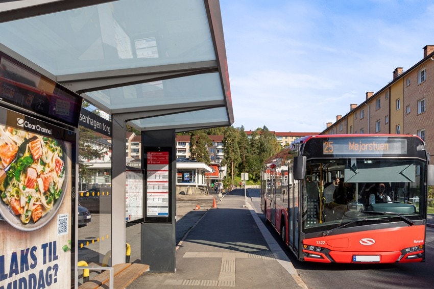 Gode kollektivmuligheter med flere busslinjer. blant annet linje 31 som tar deg direkte ned til sentrum på 24 minutter Galleribilde