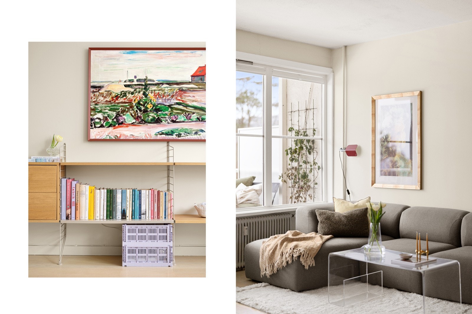 Tydelig og innbydende sofagruppe sone med naturlig plassering for TV - perfekt for avslapning og hyggelige kvelder Galleribilde