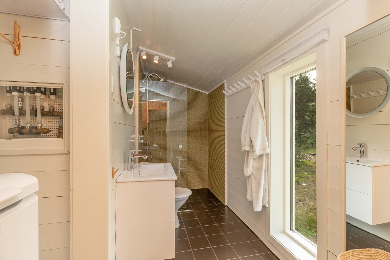 Dette er badet i den andre delen av hytta Galleribilde