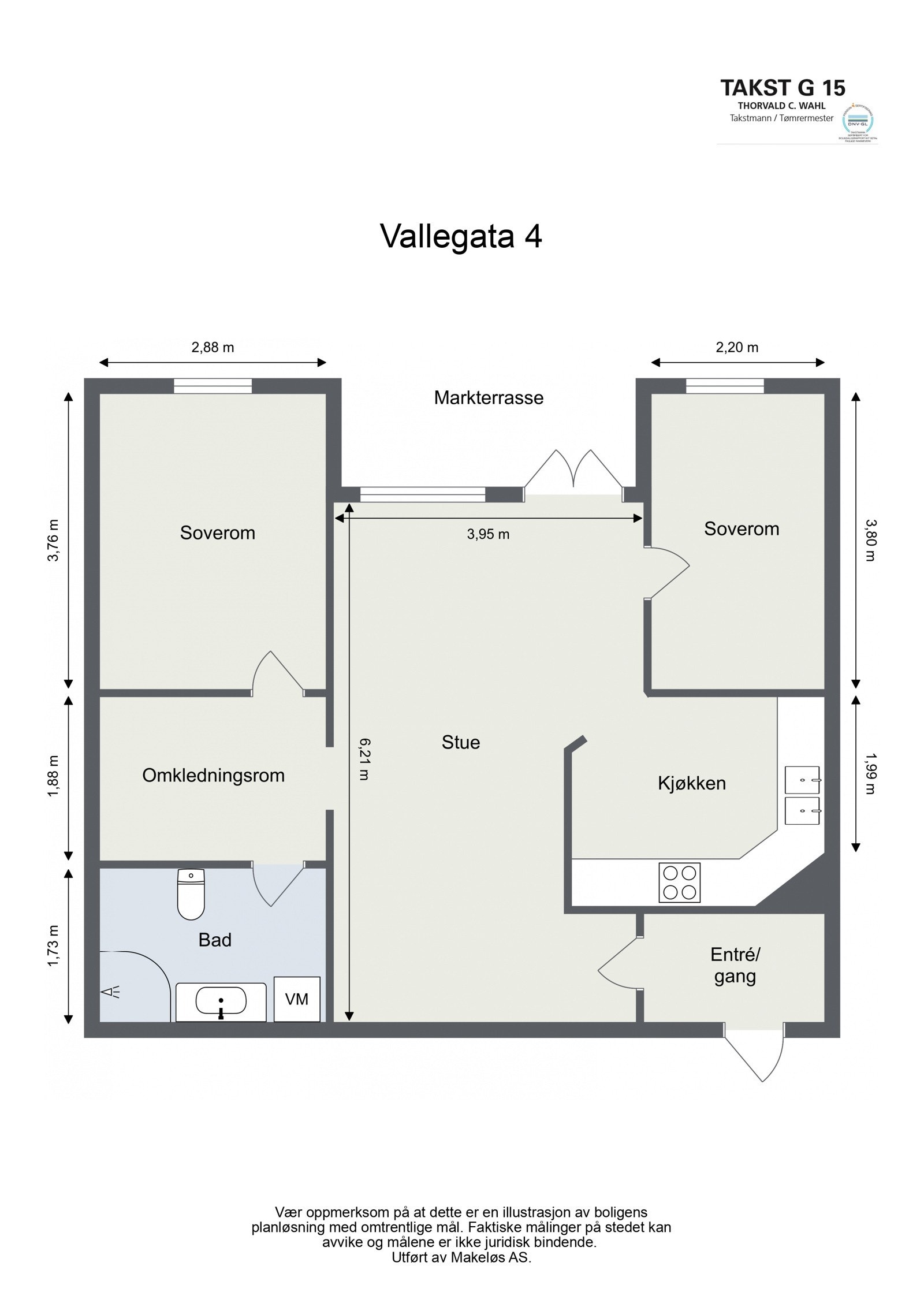 Plantegning Galleribilde