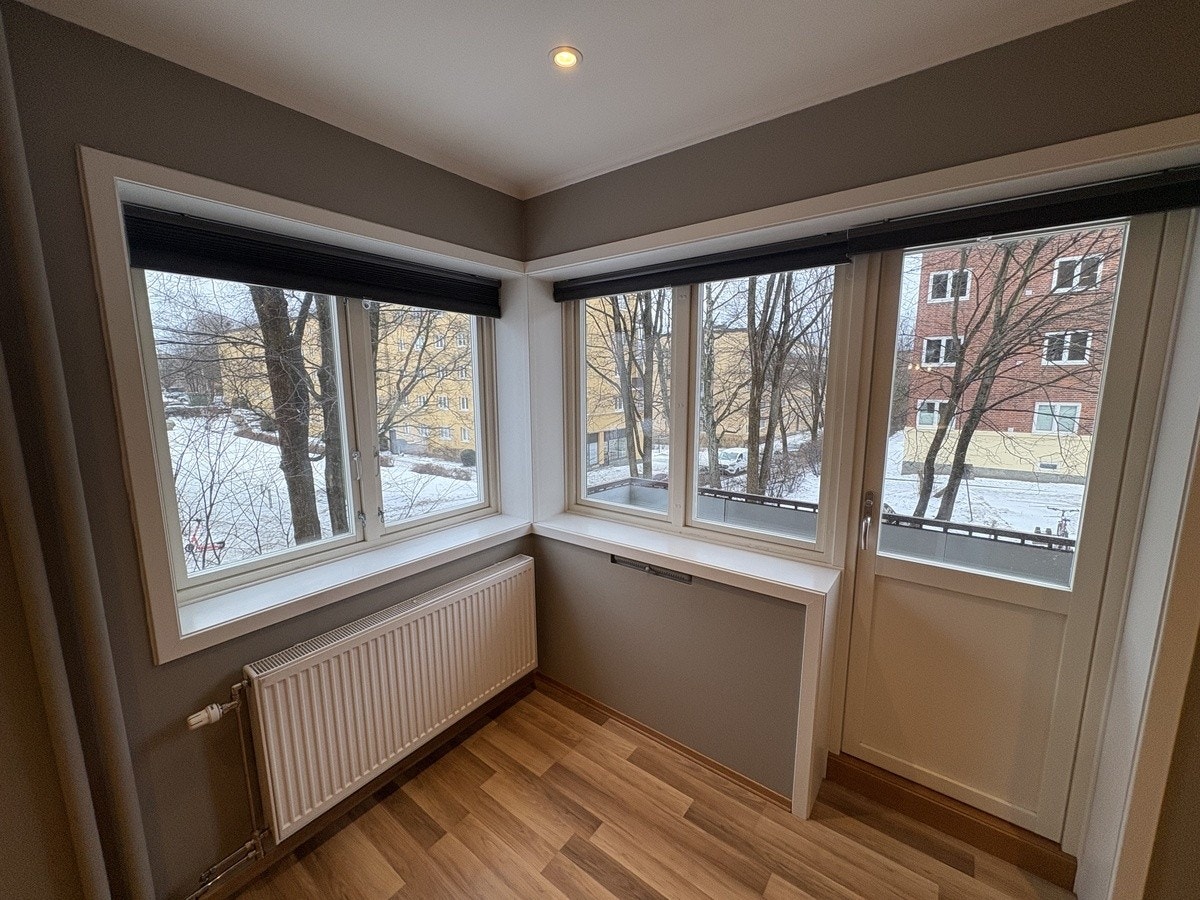 Stue - vinter utsikt Galleribilde