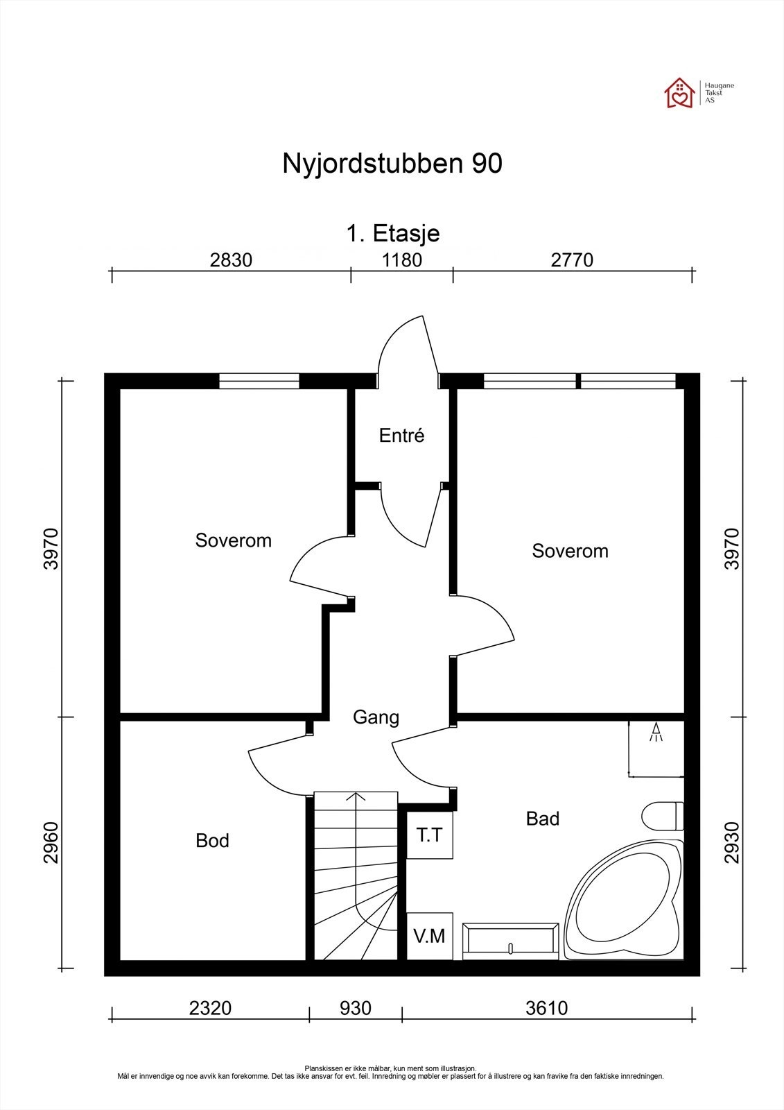 Nyjordstubben 90 1. Etasje Galleribilde