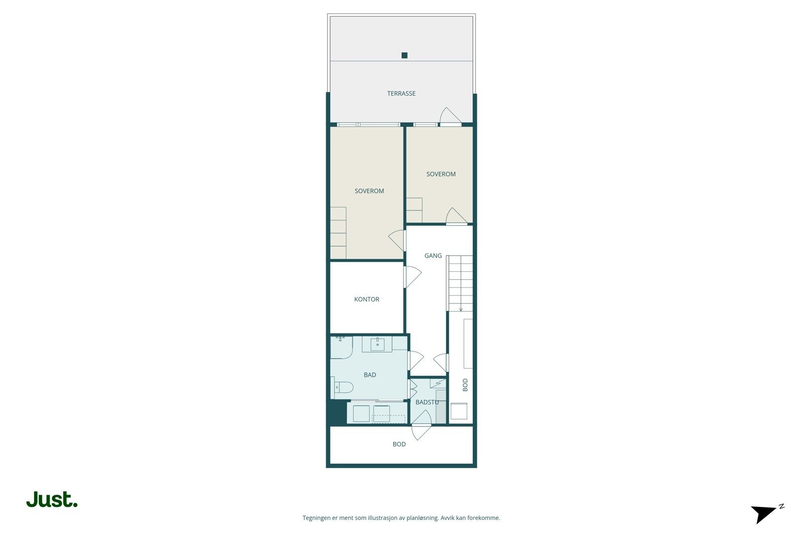 Planskisse 1. etasje