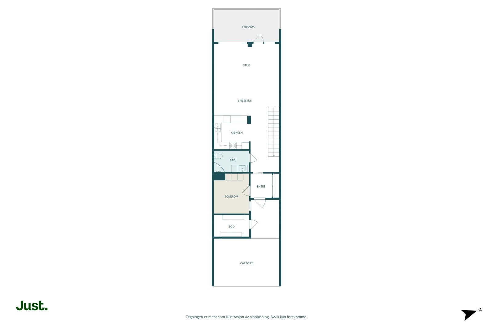 Planskisse 2. etasje