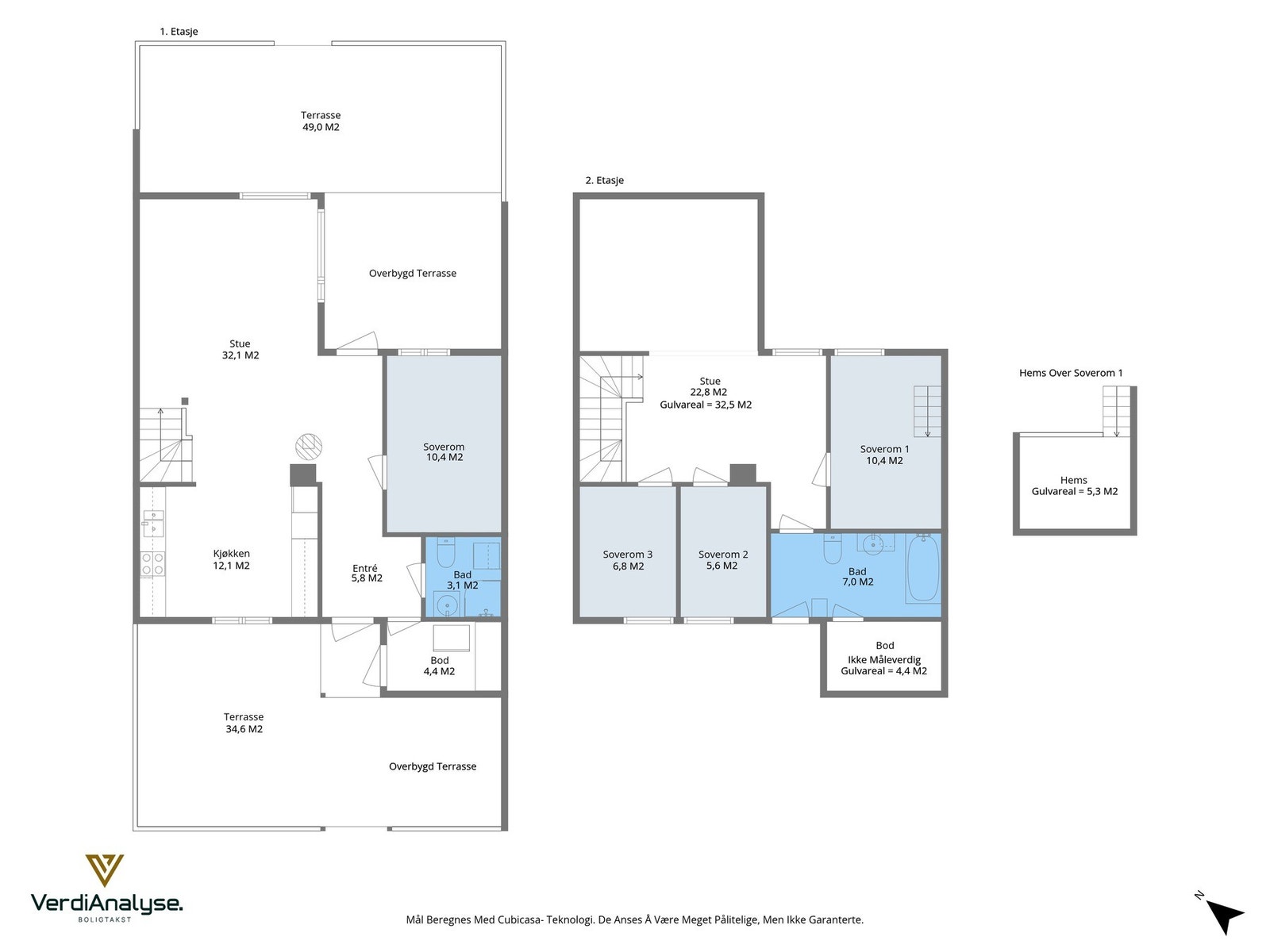 Planskisse Espvegen 17 Galleribilde
