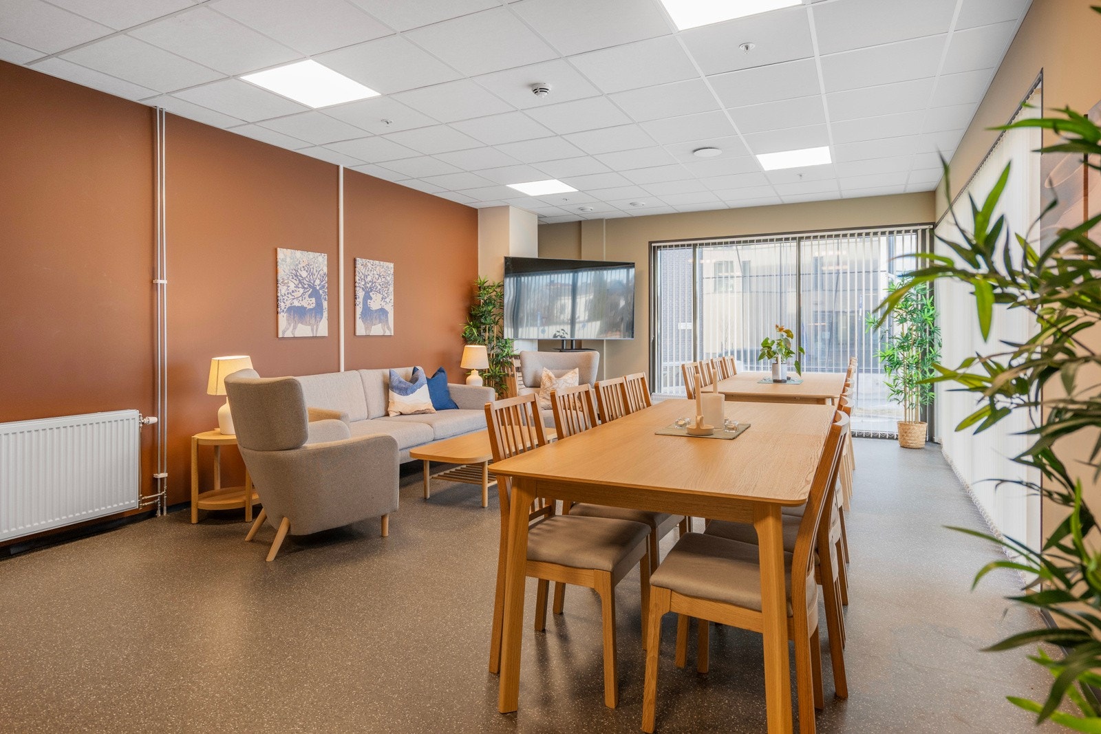 Borettslaget disponerer et rom som kan bookes og leies kostnadsfritt av borettslagets medlemmer. Galleribilde