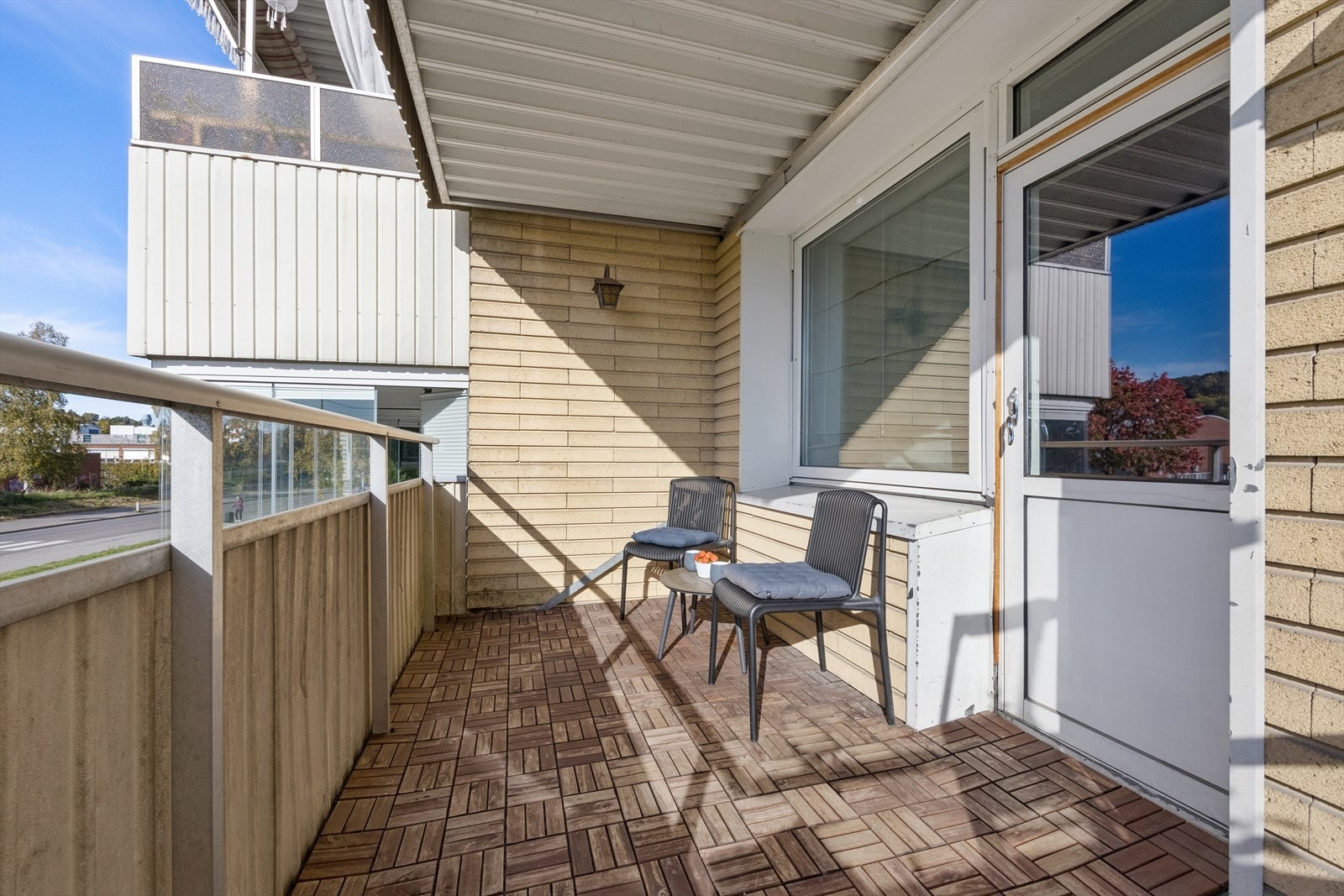 Sydvestvendt balkong på ca. 7 m². Galleribilde