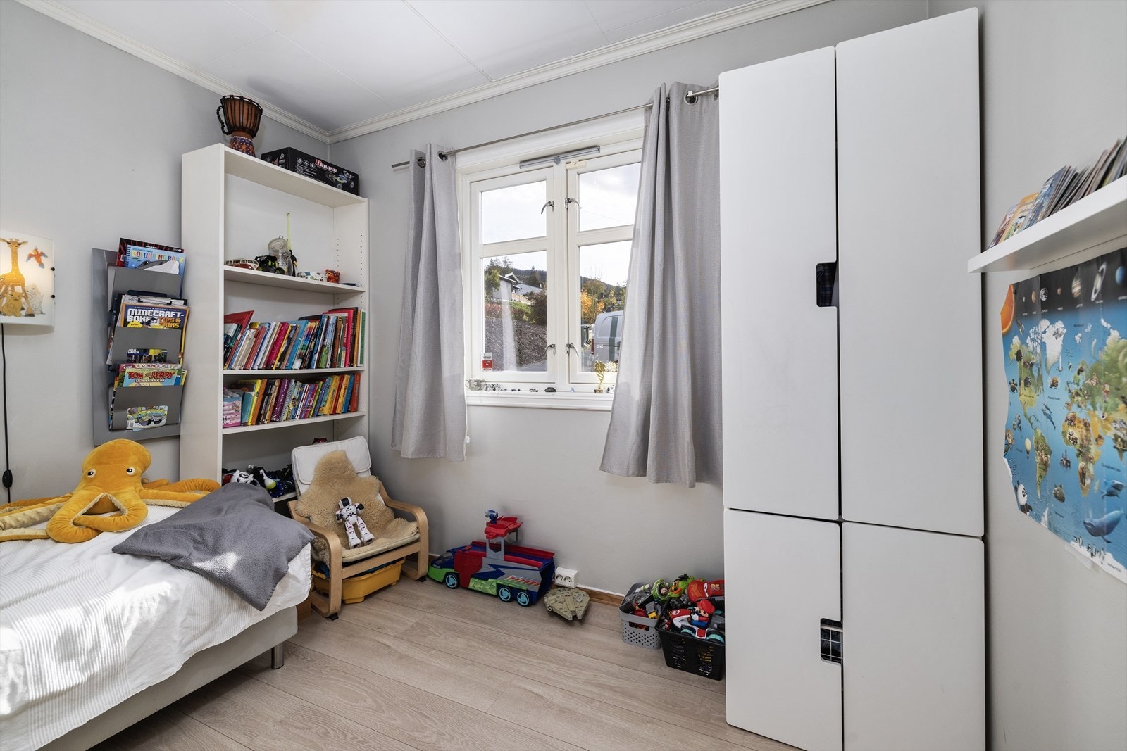 Soverom nr. 3 blir i dag benyttet som barnerom. Galleribilde