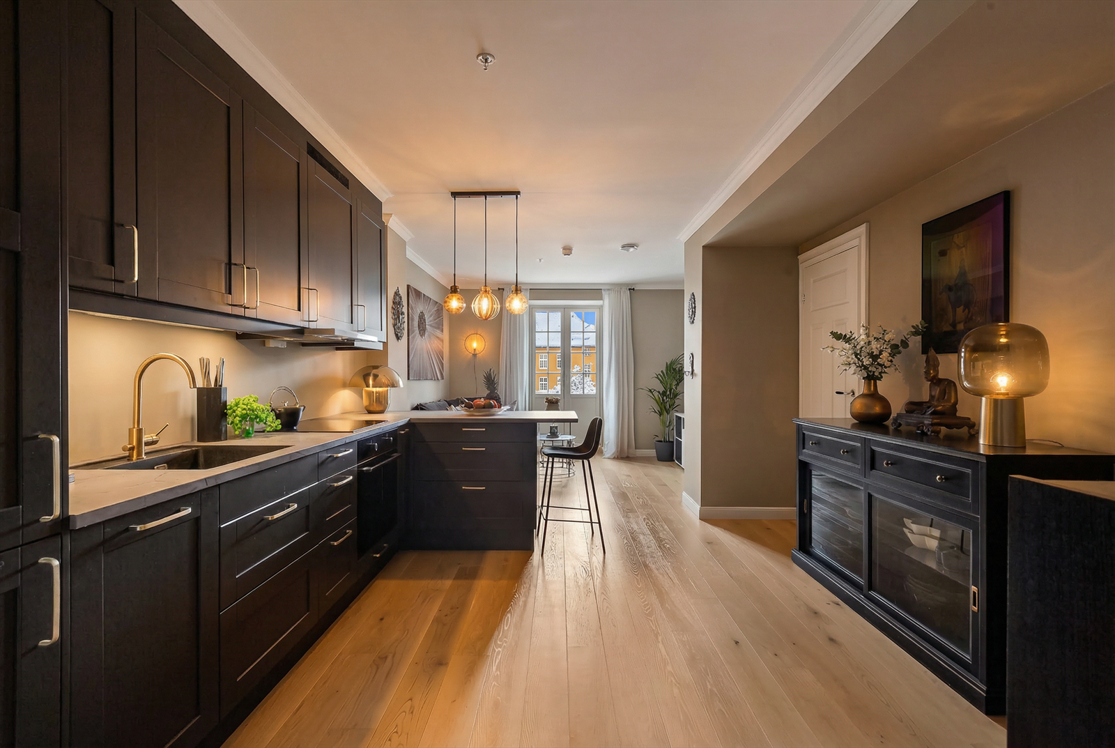 Kvalitetskjøkkenet er levert av Sigdal i 2022. Galleribilde