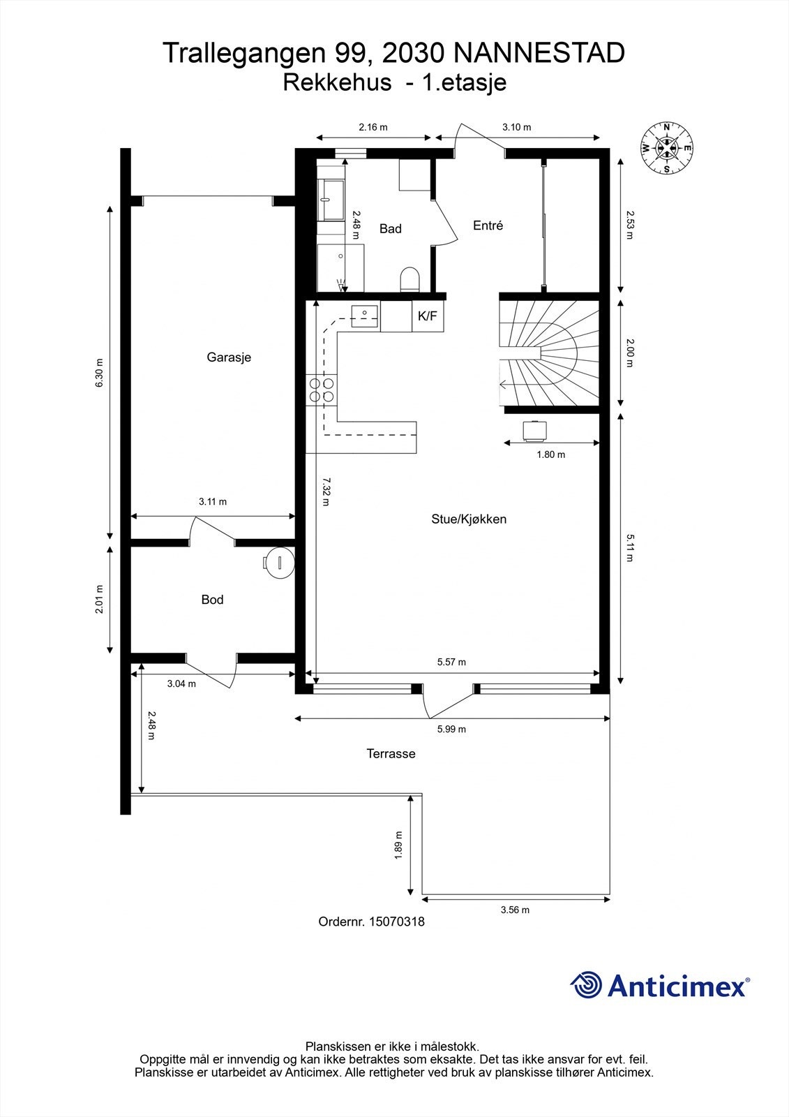 Plantegning - 1.etasje Galleribilde