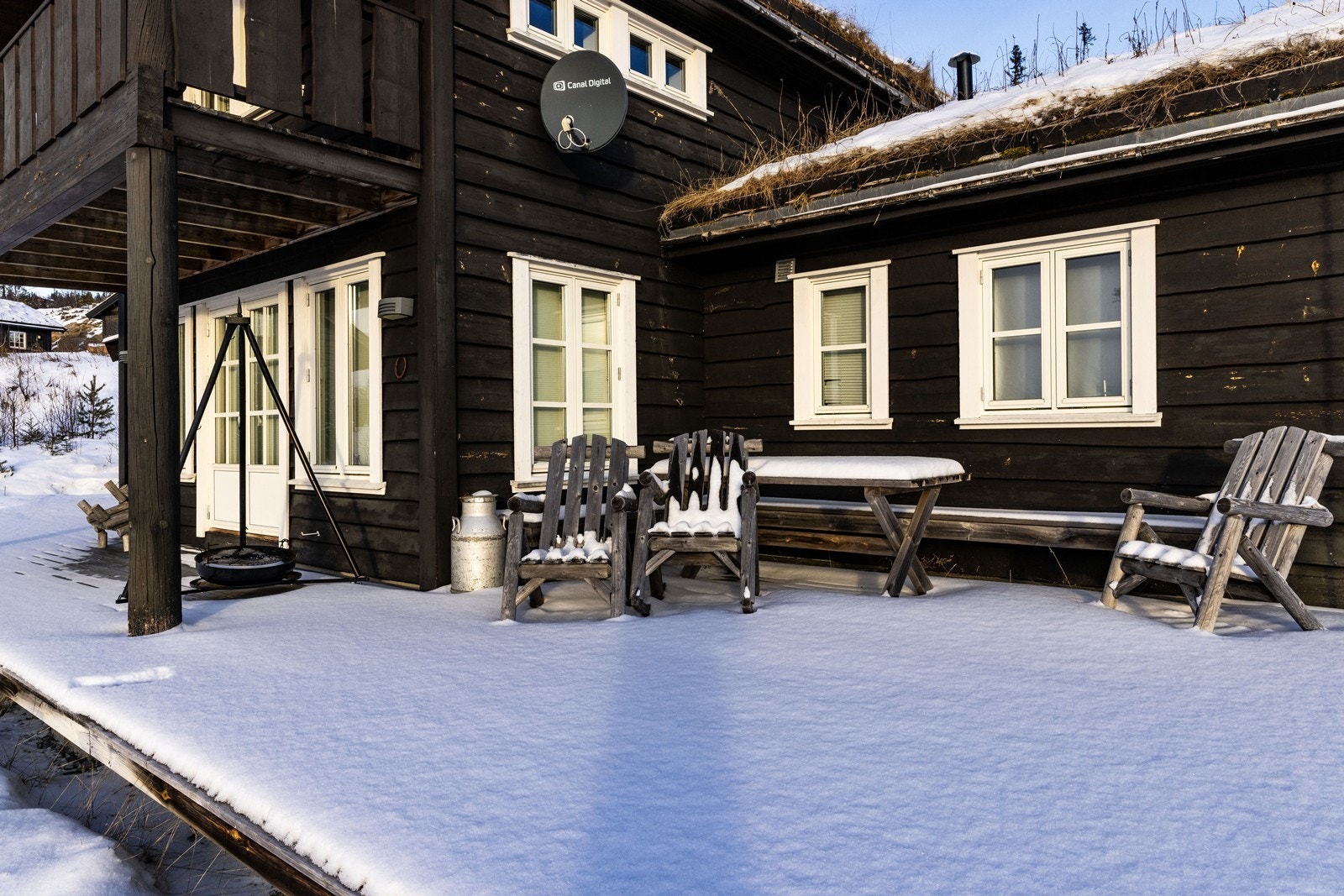 Flott utsikt og gode solforhold fra morgen til kveld Galleribilde