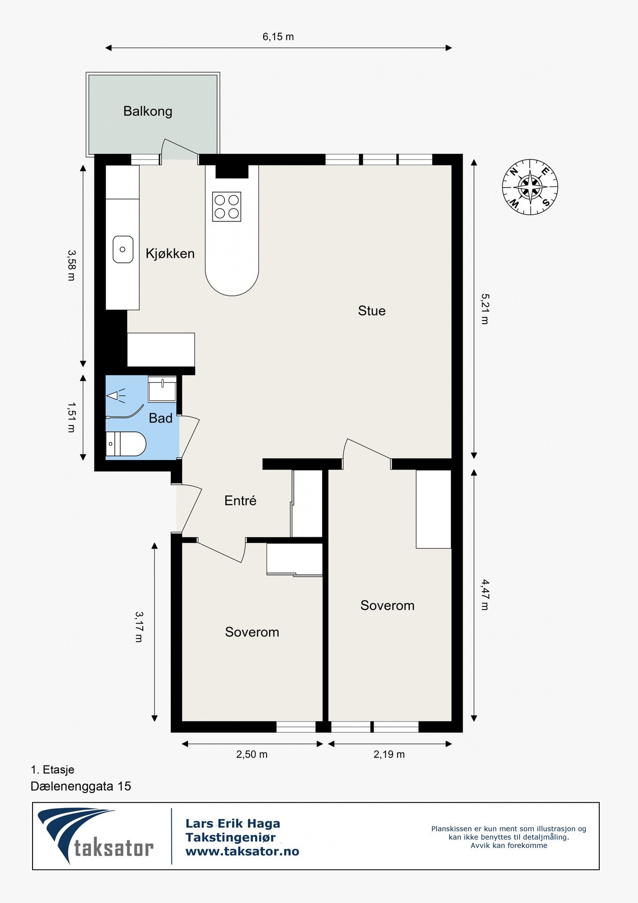 Plantegning Galleribilde
