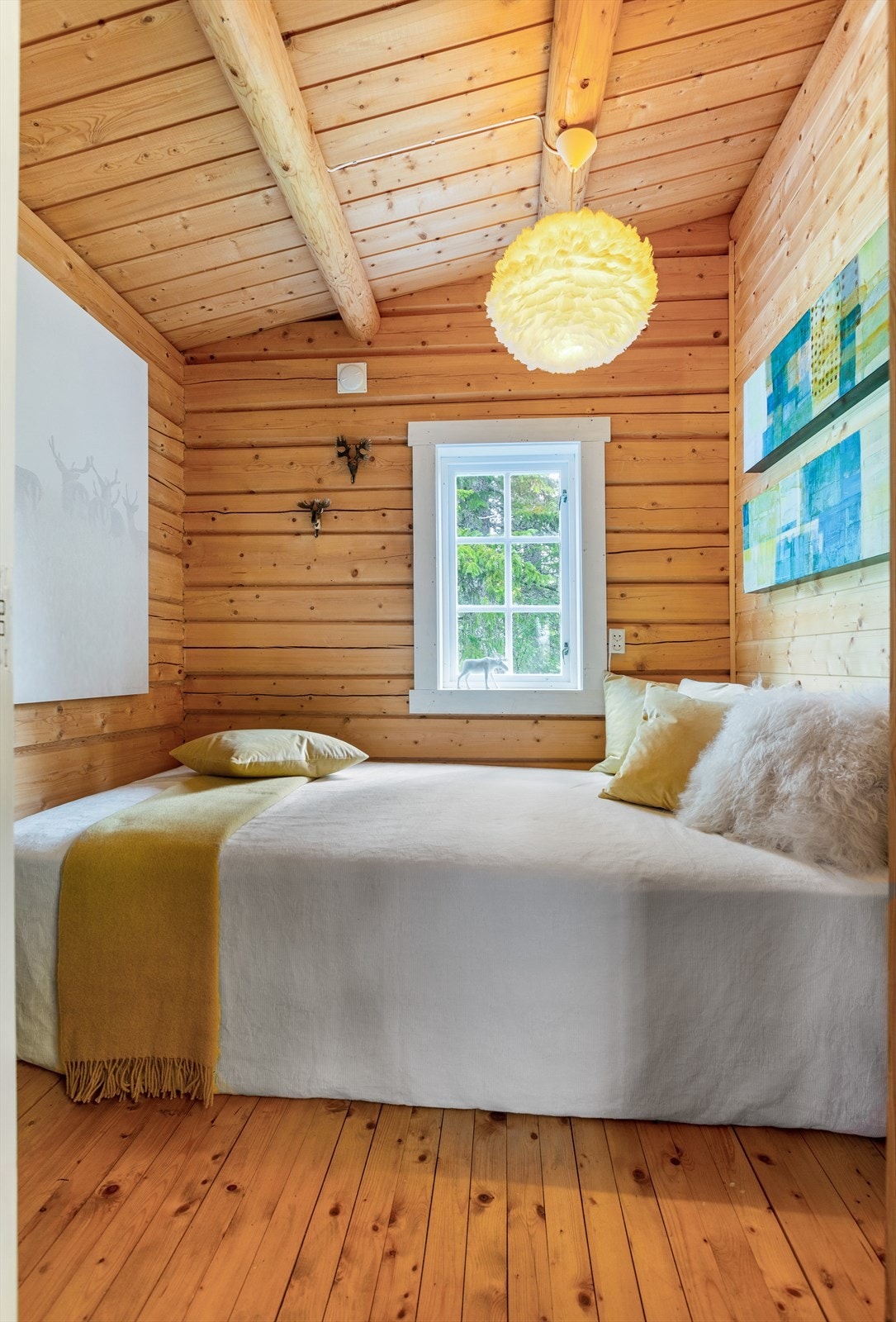 Hytta har 2 soverom hvor begge er på 4,5 kvm Galleribilde