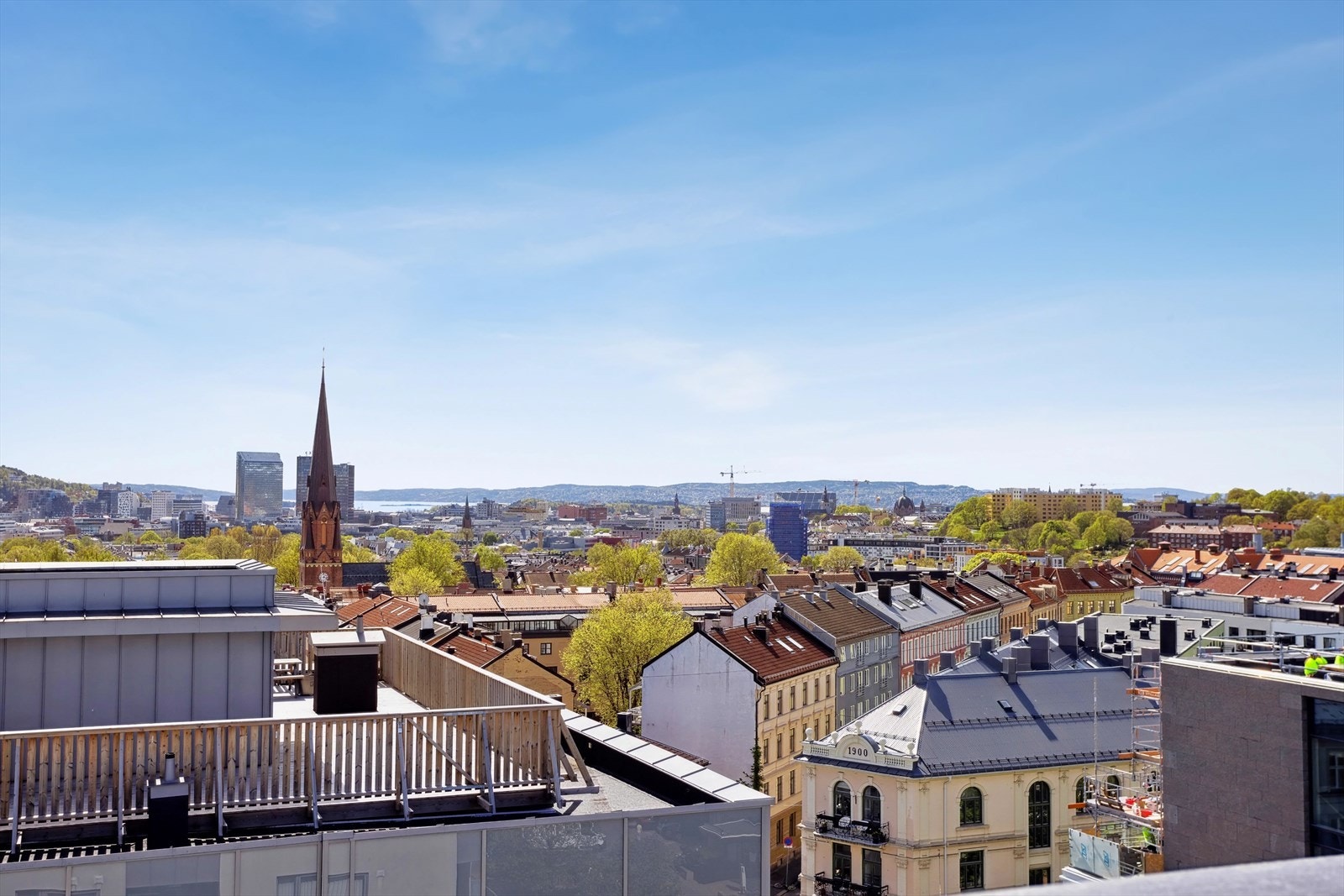 Her har du en fantastisk langstrakt utsikt utover Oslo! Galleribilde