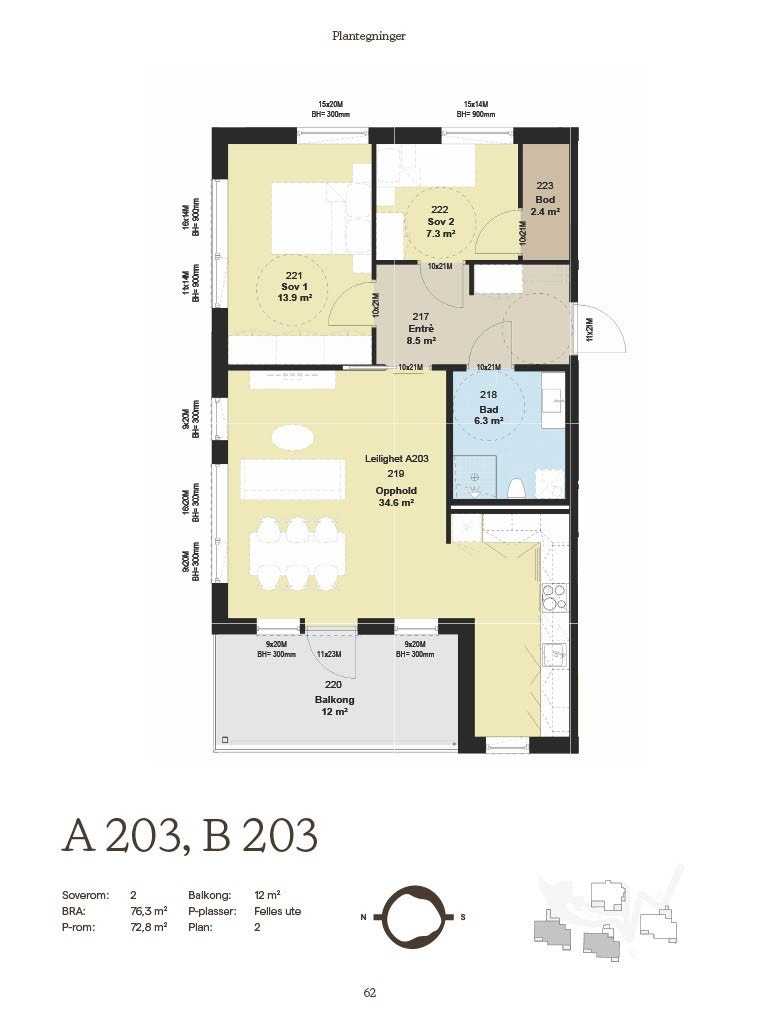 Plantegning. Galleribilde