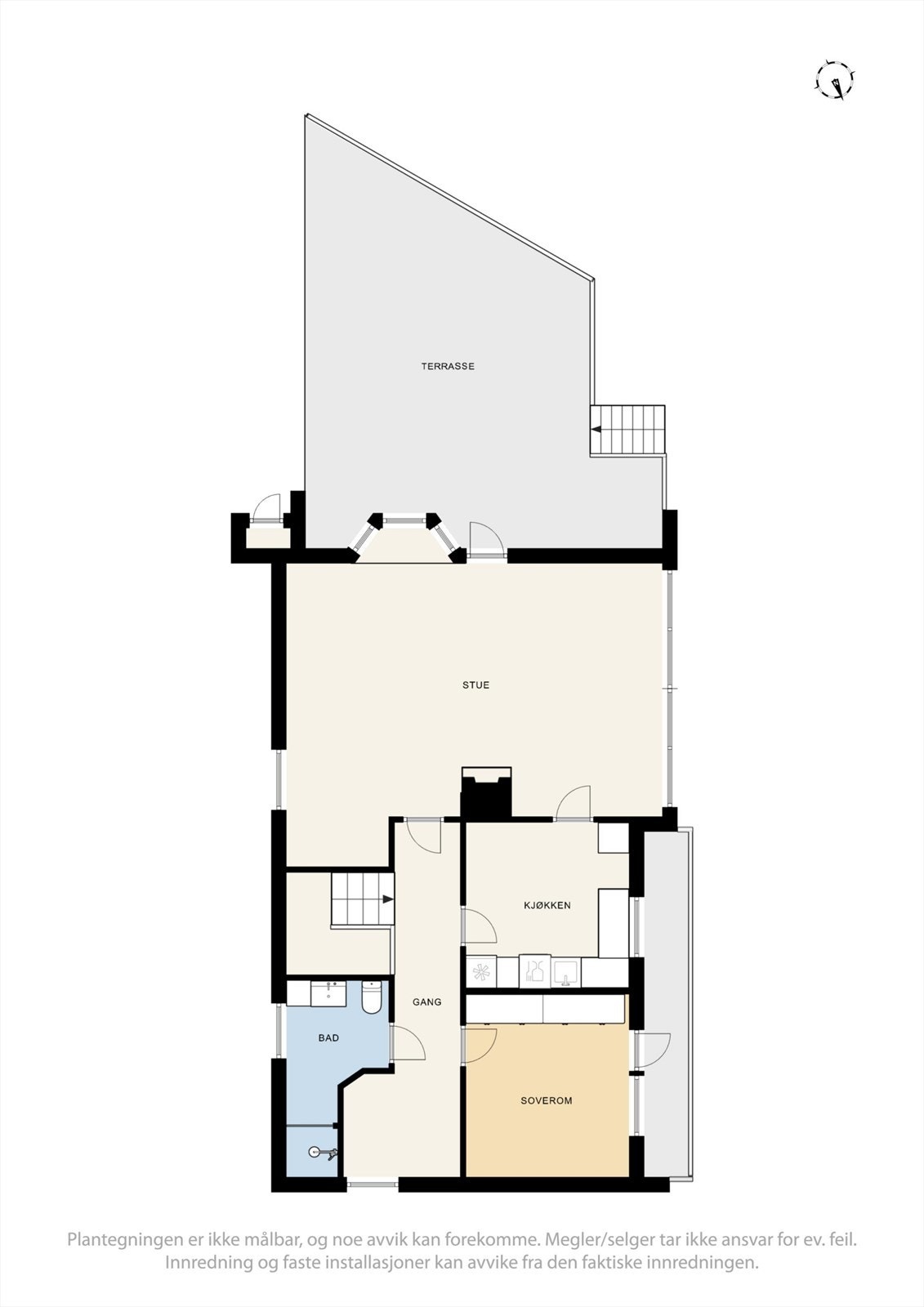 Plantegning 1. etasje. Galleribilde