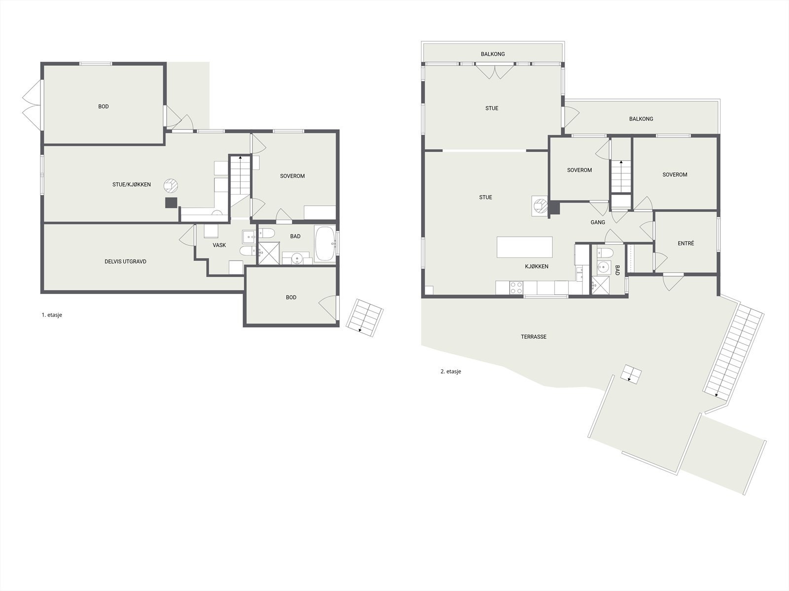 Plantegning. Galleribilde