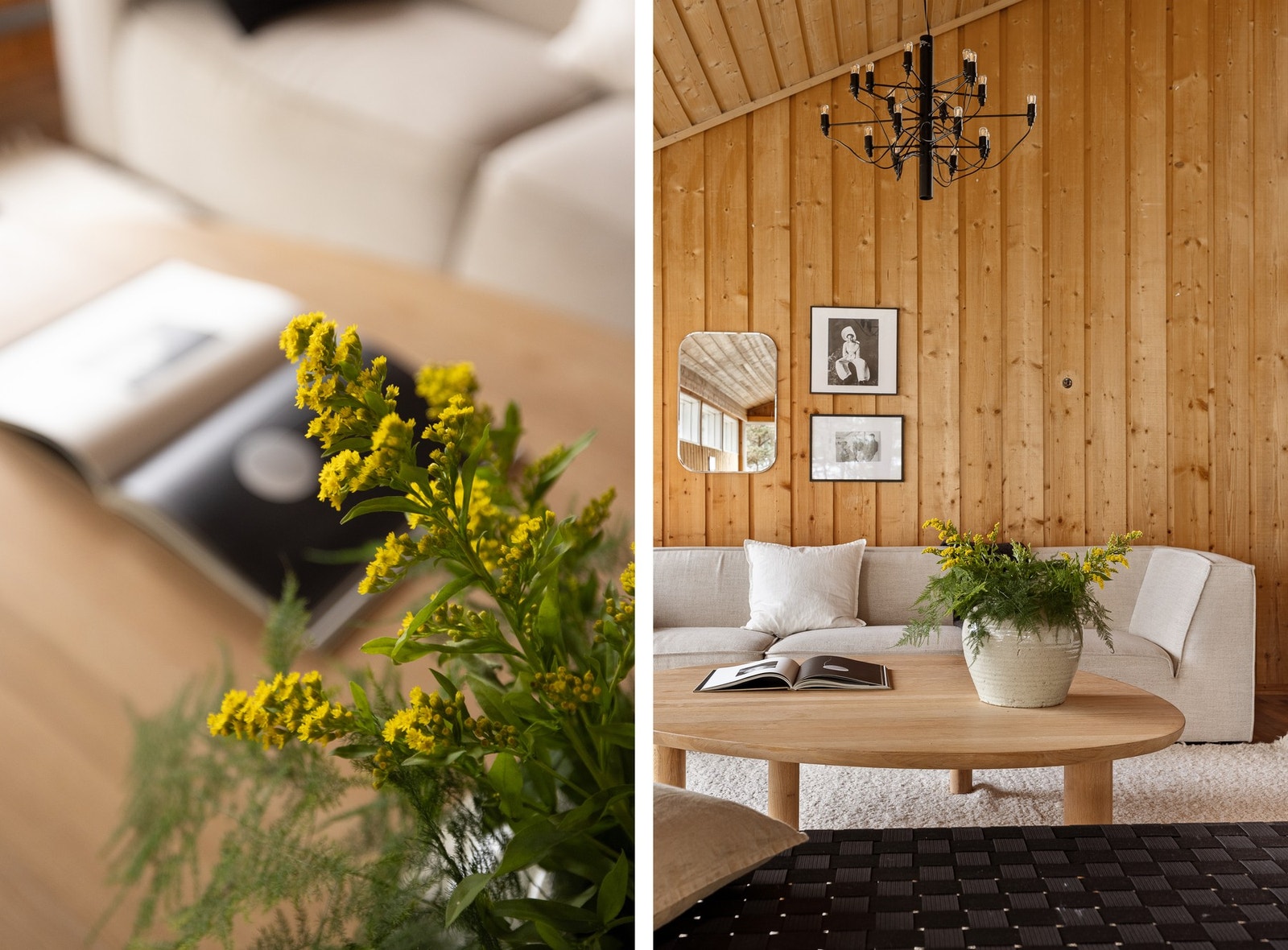 Merk panelet på veggen. Galleribilde