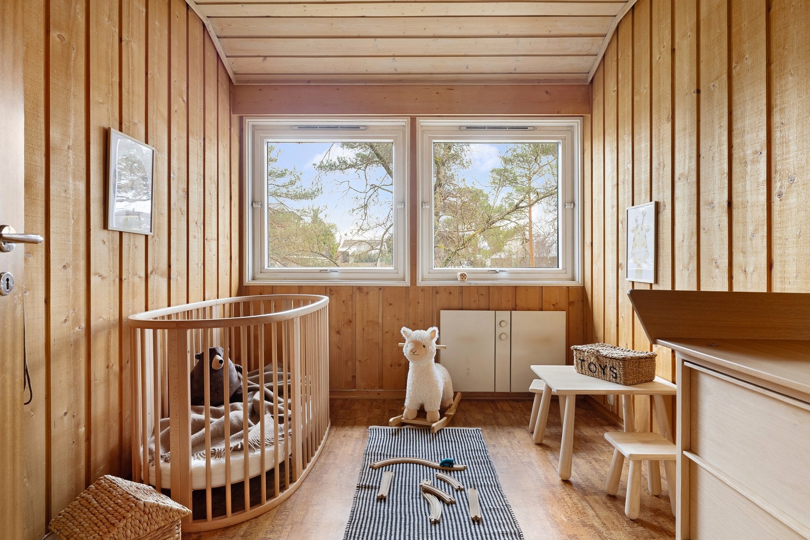 Dette rommet har luke til loftet Galleribilde