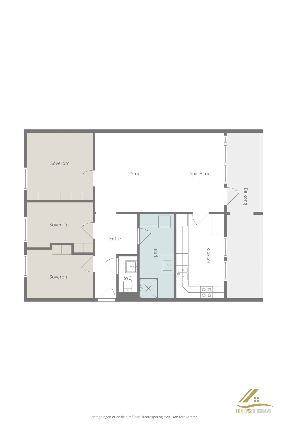 Plantegning Galleribilde