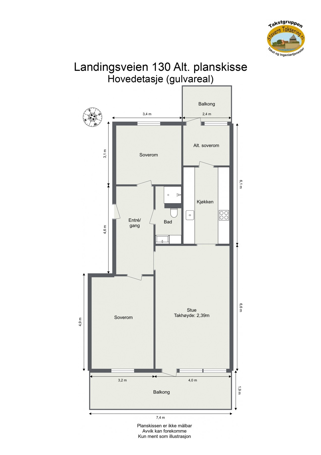 Alternativ plantegning. Galleribilde