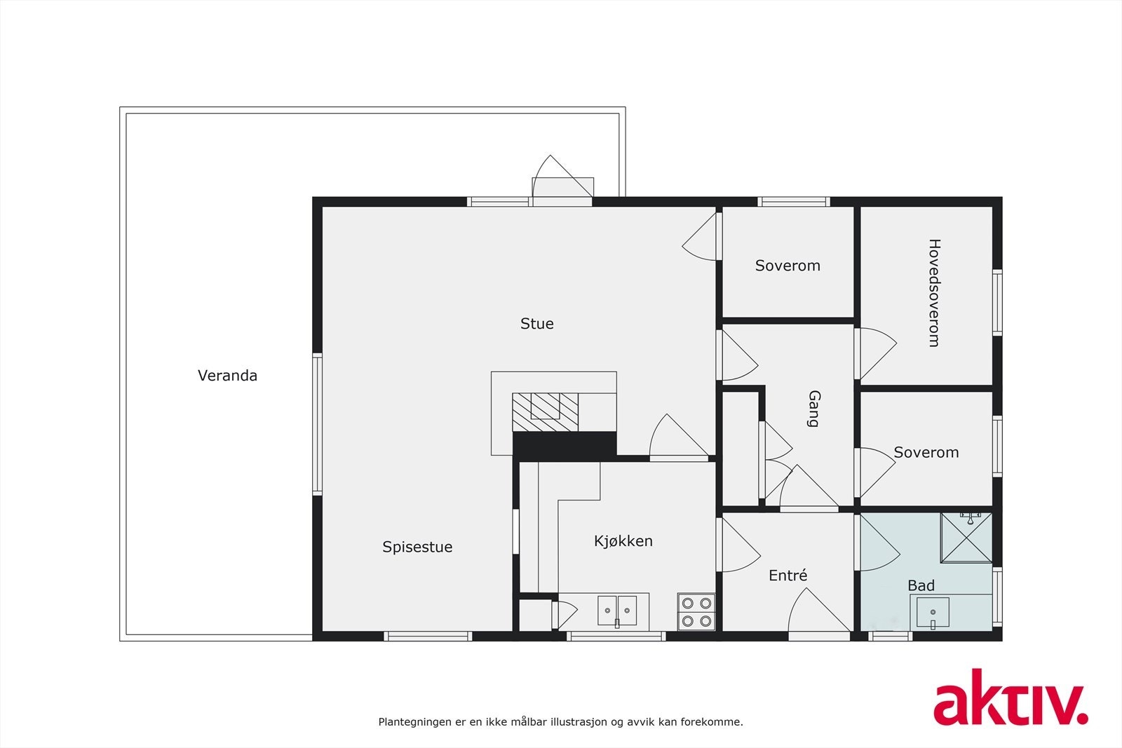 Plantegning Galleribilde