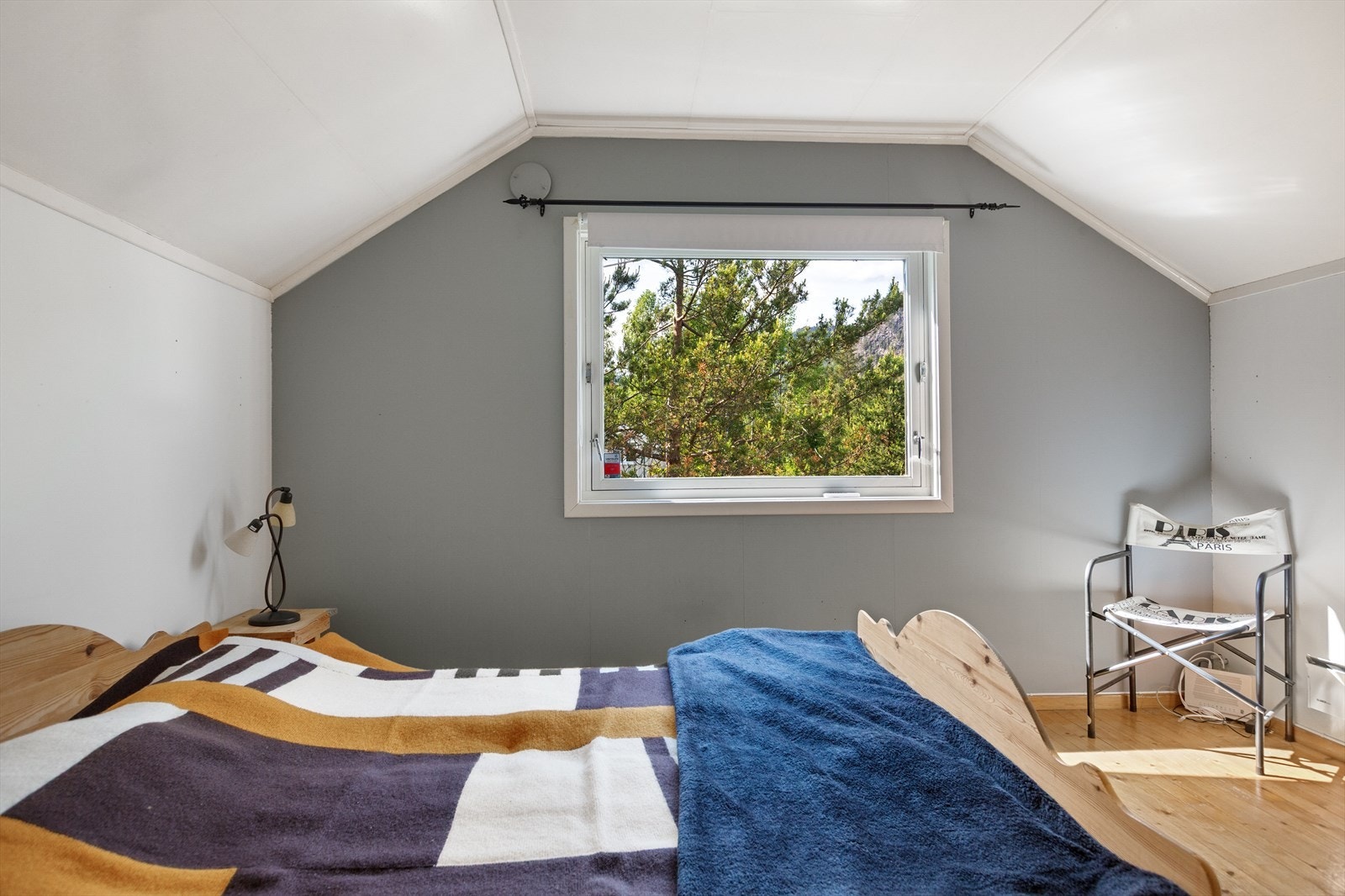 I 2. etasje finner du trappegang, bod og ytterligere to romslige soverom. Soverom 1. Galleribilde