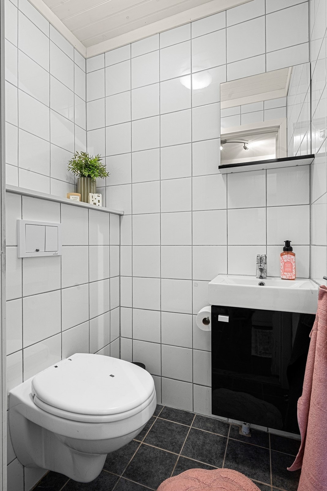 Boligen er praktisk utformet med en separat toalett i underetasjen. Galleribilde