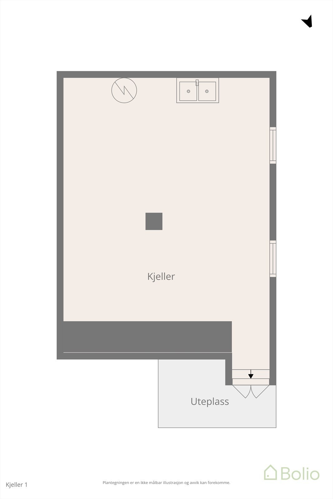 Plantegning Galleribilde