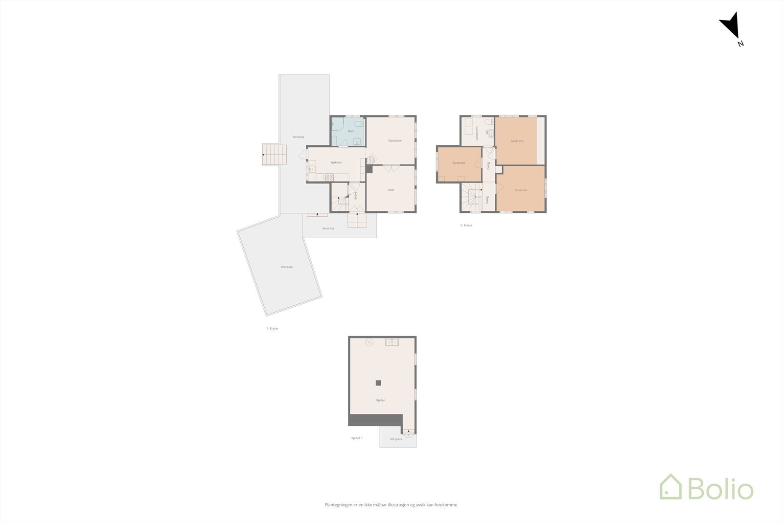 Plantegning Galleribilde