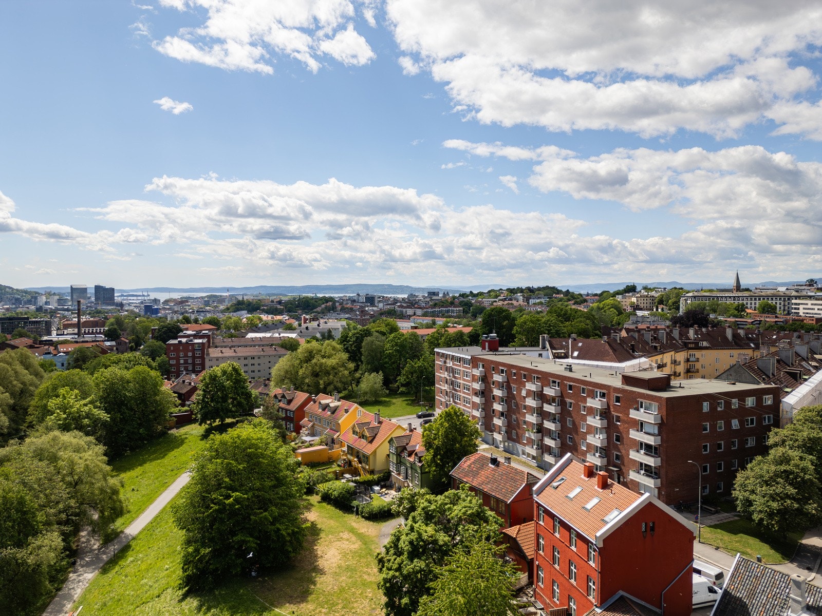 Dronebilde. Galleribilde