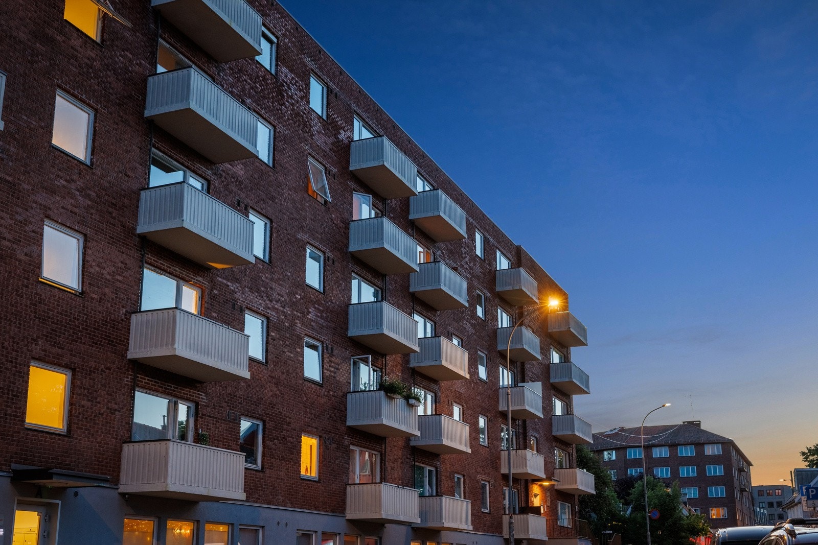 Kveldsbilde. Galleribilde