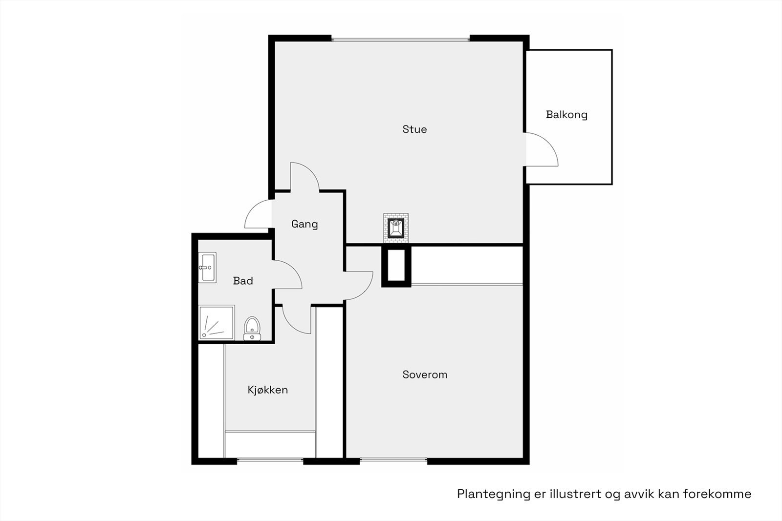 Planskisse Galleribilde