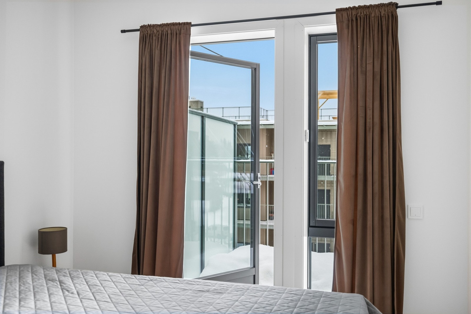 Her har du adkomst til balkong nr. 2. Galleribilde