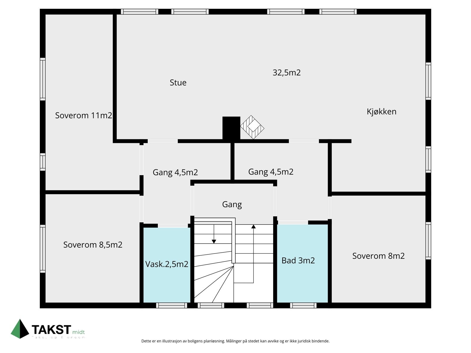 skisse 2.etg Galleribilde
