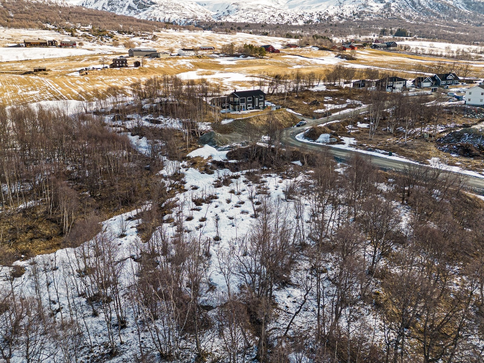Innenfor reguleringsområdet er det tillatt å oppføre eneboliger/rekkehus/leiligheter med tilhørende anlegg. Galleribilde
