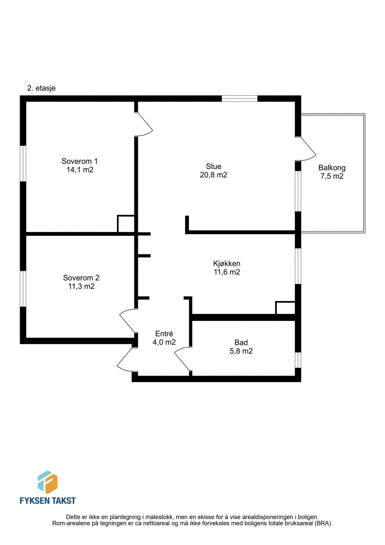 Planskisse Galleribilde