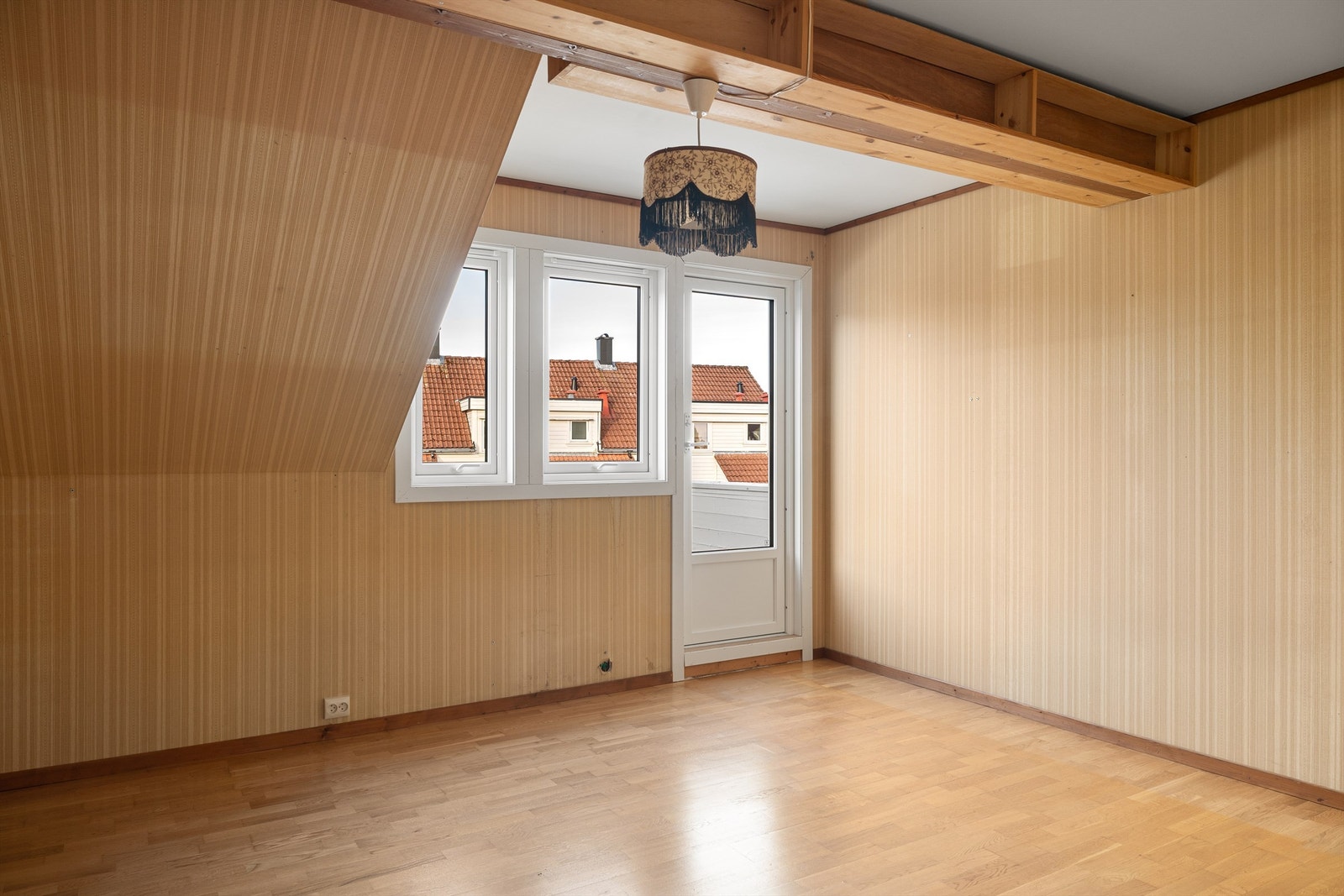 Her har man adkomst til hyggelig og skjermet balkong Galleribilde