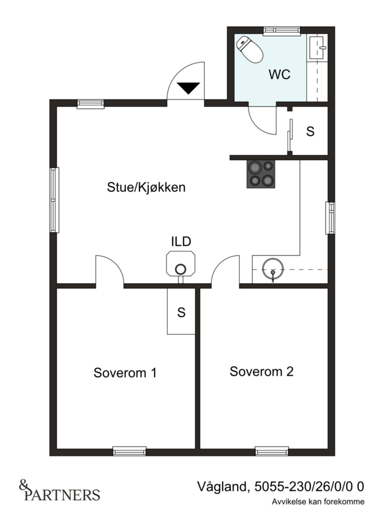 2D plantegning Galleribilde