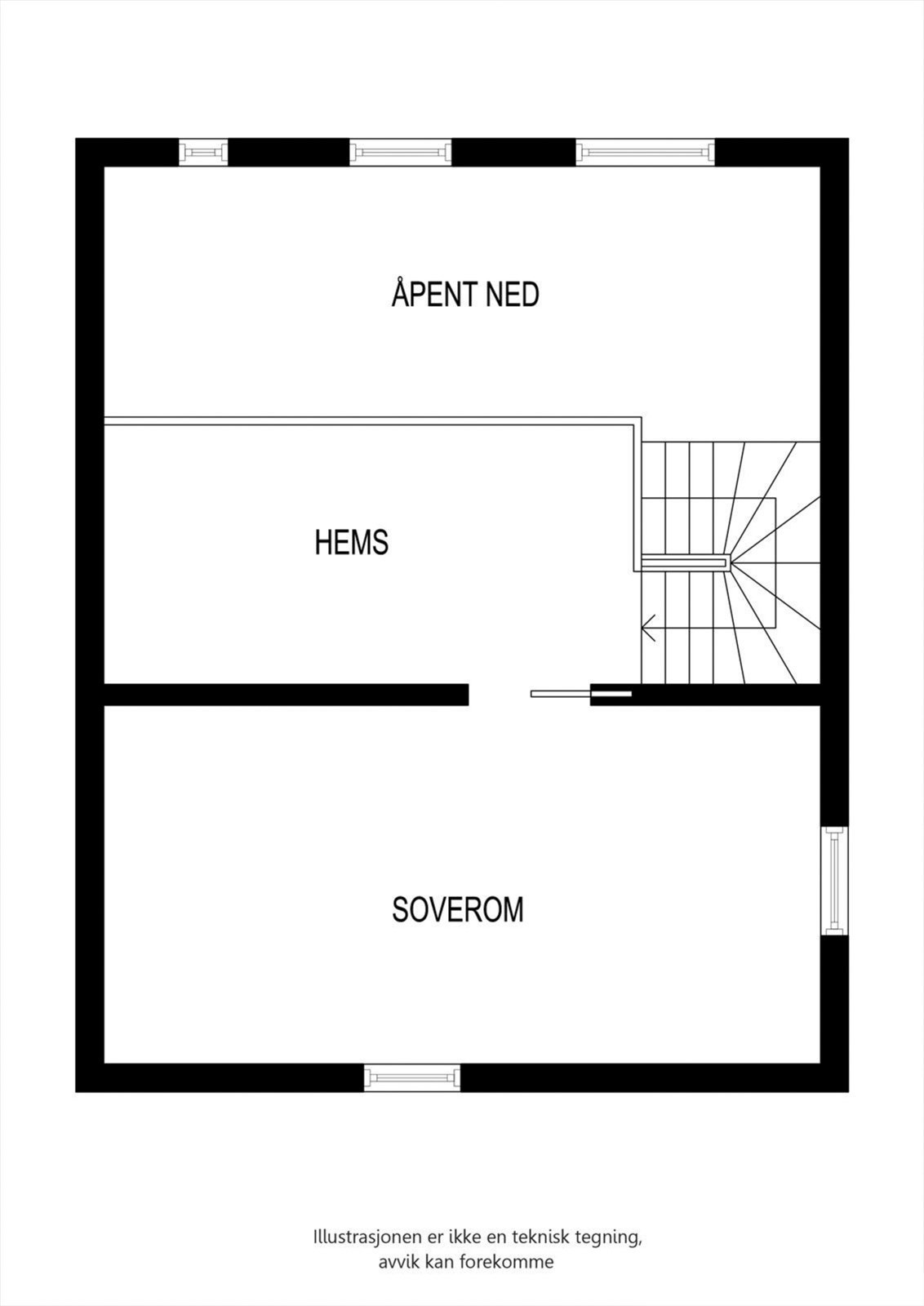 Plantegning - 2 etasje Galleribilde