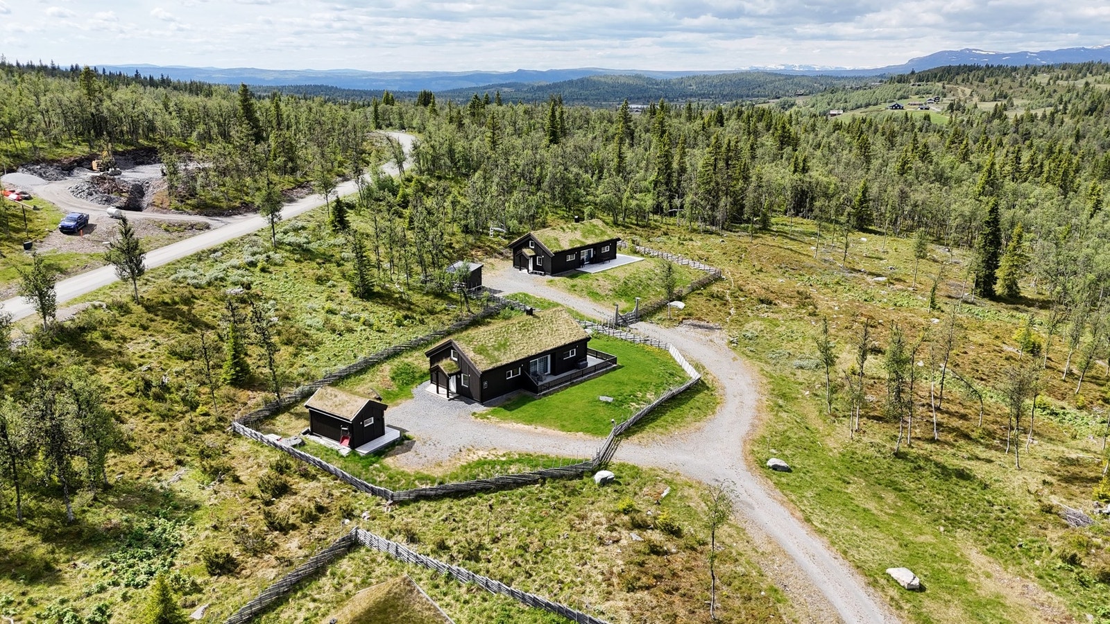 Velkommen til Blekketjernlie 6 på Golsfjellet Vest! Foto: Fotograf Terje Bjørnsen. Galleribilde