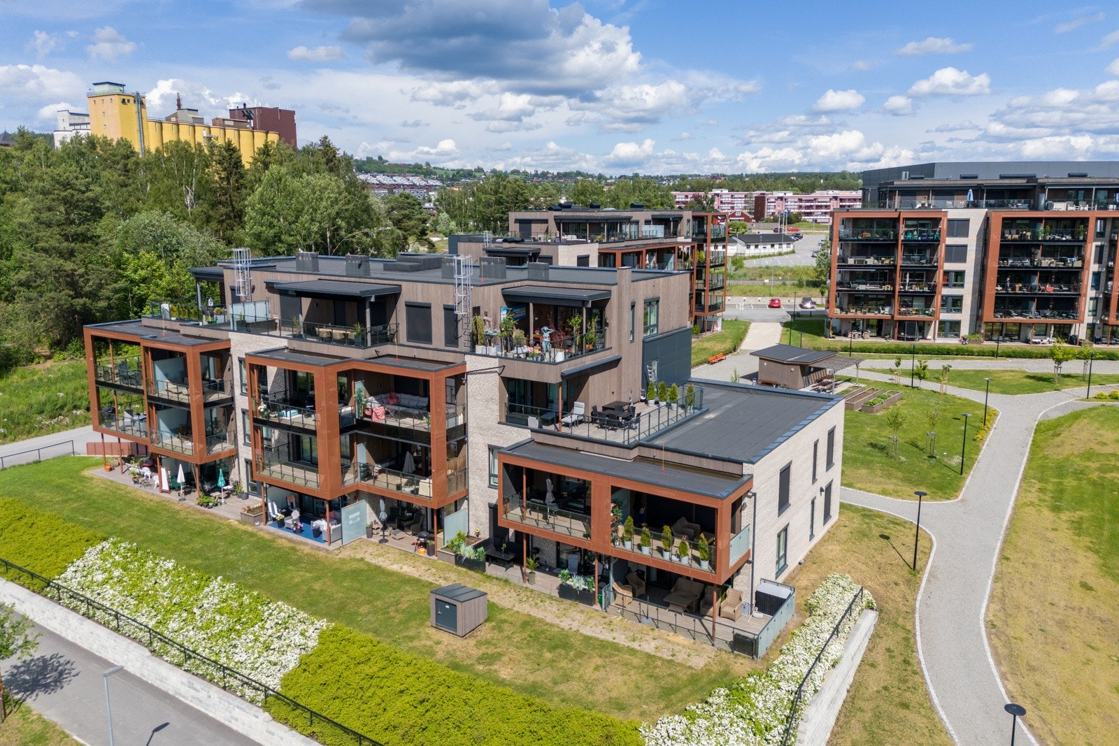 Dronefoto Galleribilde