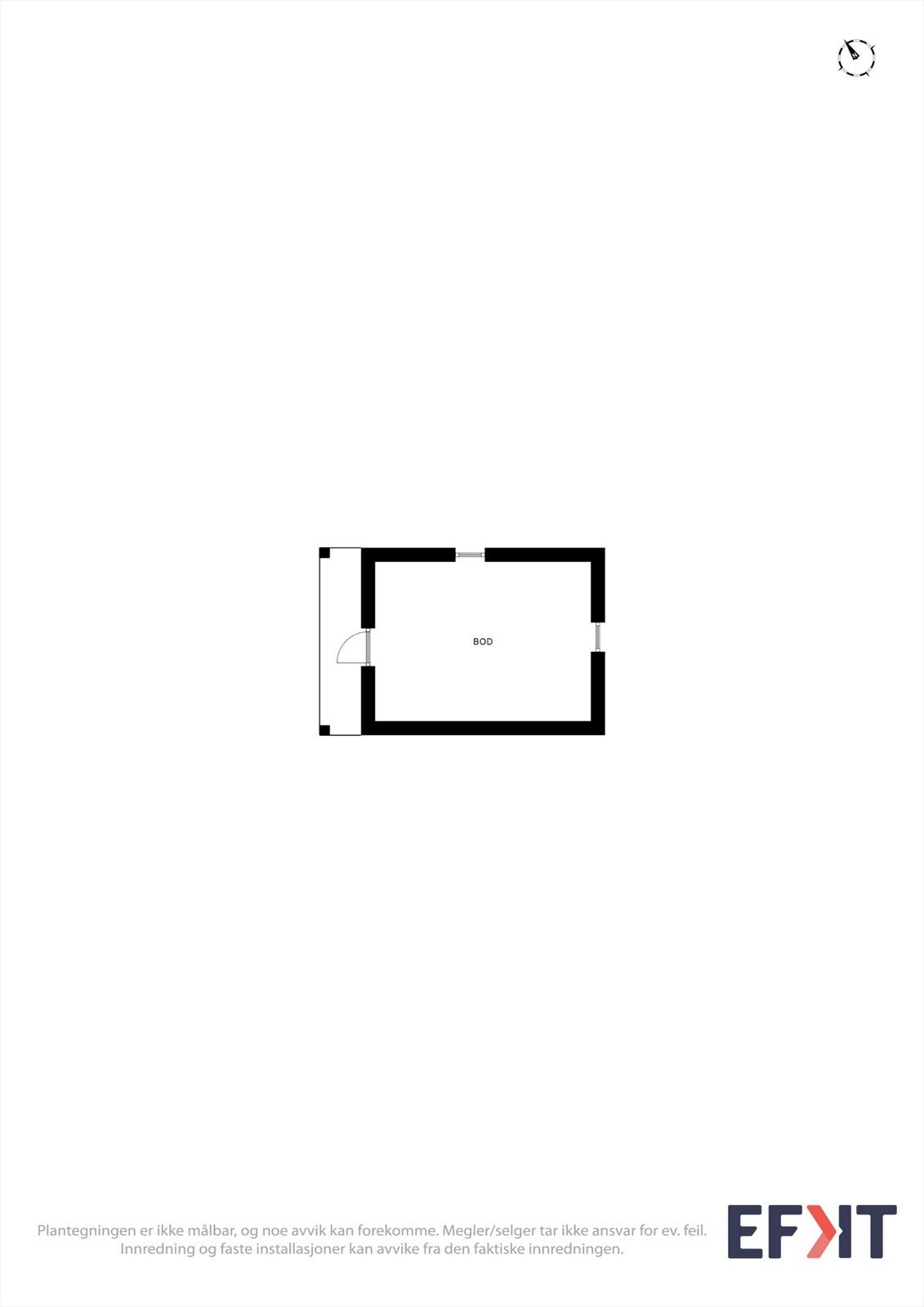 Plantegning uthus Galleribilde