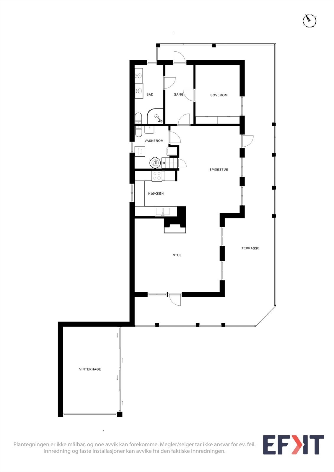 Plantegning Galleribilde
